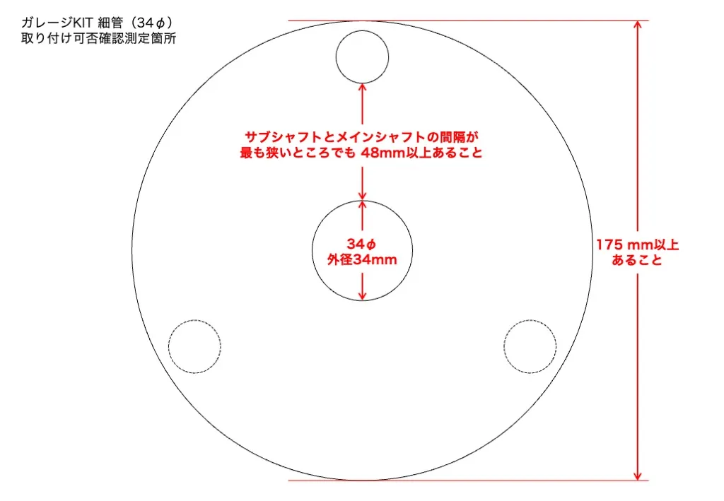 ガレージKIT_測定場所_34Φ